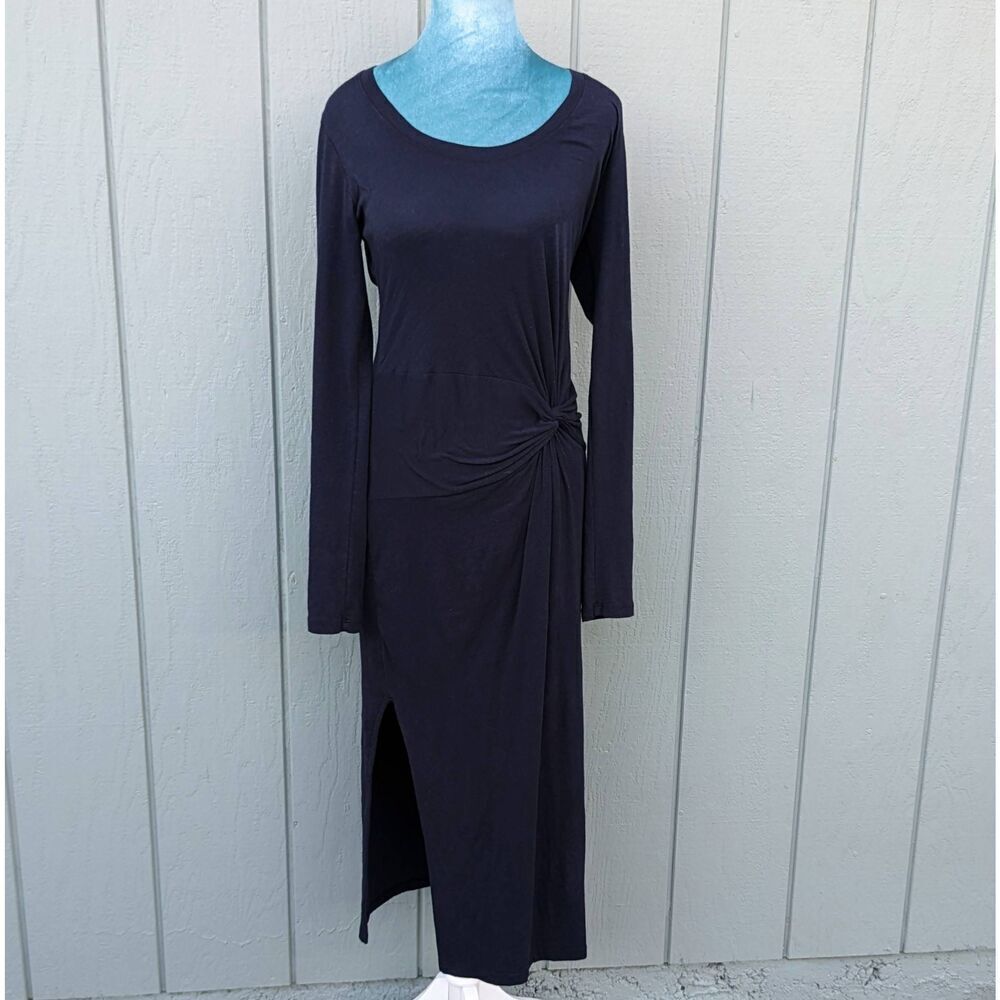 NWT Anthropologie Sundry Twist-Front Midi Dress w/ Slit. Medium